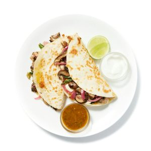 Chef's Surprise Bundle: Caramelized Mushroom Quesadilla + Mystery Meals